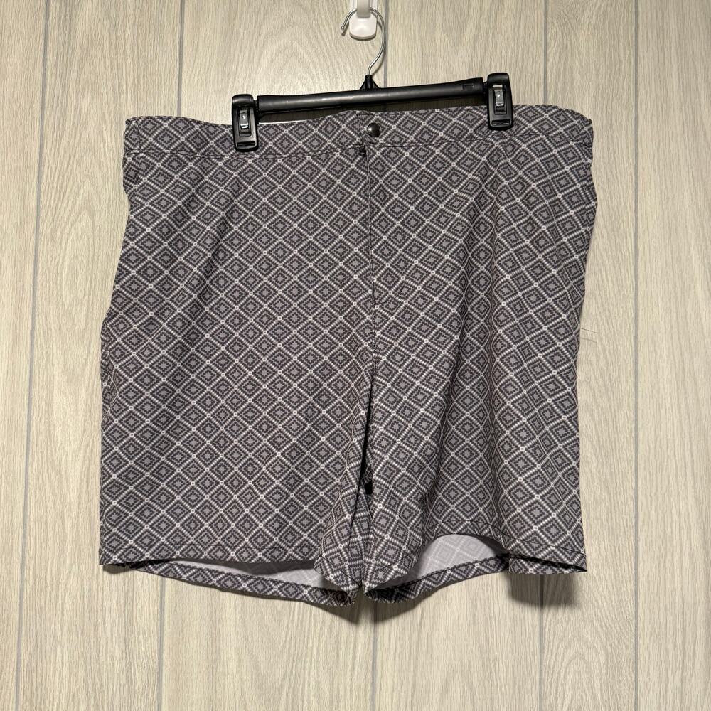Men’s Lands End Swim Shorts Trunks Lined. Sz XL 40-42 elastic waist. Preowned